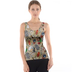 Tattoo Pattern Tank Top