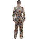 Tattoo Pattern Men s Long Sleeve Satin Pajamas Set View2