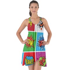 Pop Art Comic Vector Speech Cartoon Bubbles Popart Style With Humor Text Boom Bang Bubbling Expressi Show Some Back Chiffon Dress