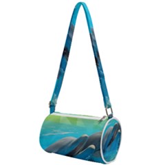 Beautiful Dolphins Mini Cylinder Bag by Sparkle