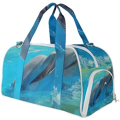 Beautiful Dolphins Burner Gym Duffel Bag by Sparkle