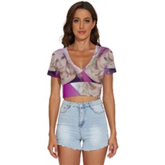 Beauty V-neck Crop Top