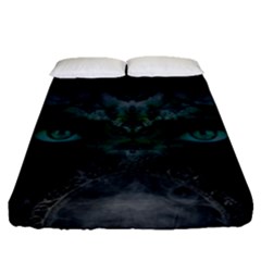 Vampire s Fitted Sheet (queen Size) by Sparkle