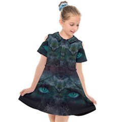 Vampire s Kids  Short Sleeve Shirt Dress by Sparkle