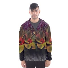 Beautiful Floral Men s Hooded Windbreaker