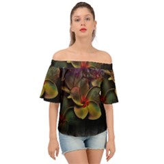 Beautiful Floral Off Shoulder Short Sleeve Top by Sparkle