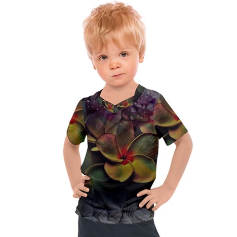 Beautiful Floral Kids  Sports Tee by Sparkle