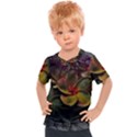 Beautiful Floral Kids  Sports Tee View1