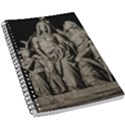 Catholic Motif Sculpture Over Black 5.5  x 8.5  Notebook View1