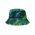 Tropical Green Leaves Background Bucket Hat (Kids) View1