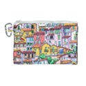 Menton Old Town France Canvas Cosmetic Bag (Large) View1