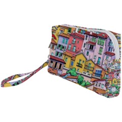 Menton Old Town France Wristlet Pouch Bag (small) by Pakemis