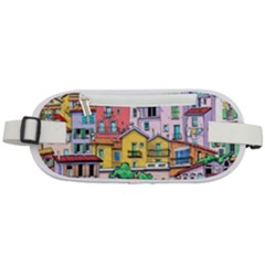 Menton Old Town France Rounded Waist Pouch by Pakemis