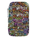 Graffiti Word Seamless Pattern Waist Pouch (Small) View1