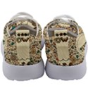 Seamless Pattern With Flower Birds Kids Athletic Shoes View4