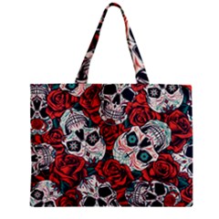 Vintage Day Dead Seamless Pattern Zipper Mini Tote Bag by Pakemis