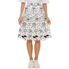 Set Cute Colorful Doodle Hand Drawing Classic Short Skirt by Pakemis