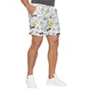 Set Cute Colorful Doodle Hand Drawing Men s Runner Shorts View2