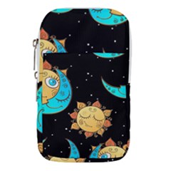 Seamless Pattern With Sun Moon Children Waist Pouch (small) by Pakemis