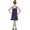 Seamless Pattern With Cartoon Zodiac Constellations Starry Sky Kids  Overall Dress View2