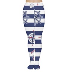 Seamless Marine Pattern Tights by Pakemis