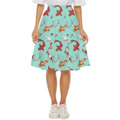 Pattern-with-koi-fishes Classic Short Skirt by Pakemis