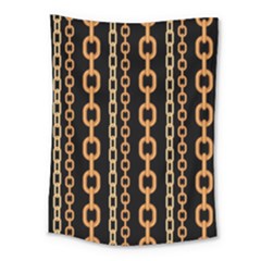 Gold-chain-jewelry-seamless-pattern Medium Tapestry