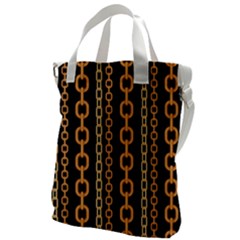 Gold-chain-jewelry-seamless-pattern Canvas Messenger Bag