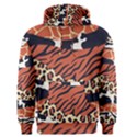 Mixed-animal-skin-print-safari-textures-mix-leopard-zebra-tiger-skins-patterns-luxury-animals-textur Men s Core Hoodie View1