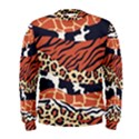 Mixed-animal-skin-print-safari-textures-mix-leopard-zebra-tiger-skins-patterns-luxury-animals-textur Men s Sweatshirt View1