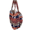 Mixed-animal-skin-print-safari-textures-mix-leopard-zebra-tiger-skins-patterns-luxury-animals-textur Giant Heart Shaped Tote View3