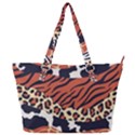 Mixed-animal-skin-print-safari-textures-mix-leopard-zebra-tiger-skins-patterns-luxury-animals-textur Full Print Shoulder Bag View1