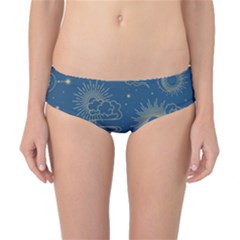 Seamless-galaxy-pattern Classic Bikini Bottoms by Pakemis