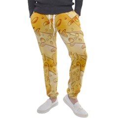 Cheese-slices-seamless-pattern-cartoon-style Men s Jogger Sweatpants by Pakemis