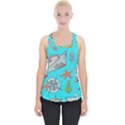 Colored-sketched-sea-elements-pattern-background-sea-life-animals-illustration Piece Up Tank Top View1