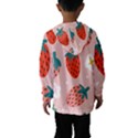 Strawberry-seamless-pattern Kids  Hooded Windbreaker View2