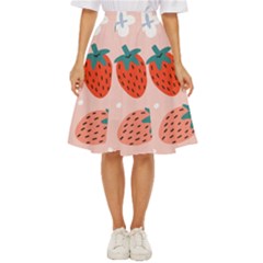 Strawberry-seamless-pattern Classic Short Skirt by Pakemis