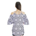 Halftone-tech-hexagons-seamless-pattern Flutter Tees View2