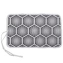 Halftone-tech-hexagons-seamless-pattern Pen Storage Case (S) View1