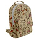 Seamless-pattern-with-different-flowers Flap Pocket Backpack (Large) View2