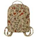 Seamless-pattern-with-different-flowers Flap Pocket Backpack (Large) View3