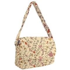 Seamless-pattern-with-different-flowers Courier Bag by Pakemis