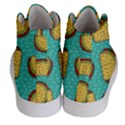 Taco-drawing-background-mexican-fast-food-pattern Women s Hi-Top Skate Sneakers View4