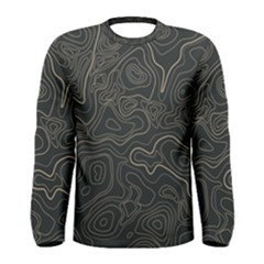 Damask-seamless-pattern Men s Long Sleeve Tee by Pakemis