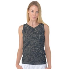 Damask-seamless-pattern Women s Basketball Tank Top