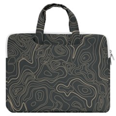 Damask-seamless-pattern Macbook Pro 16  Double Pocket Laptop Bag  by Pakemis