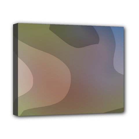 The Land 181 - Abstract Art Canvas 10  X 8  (stretched)