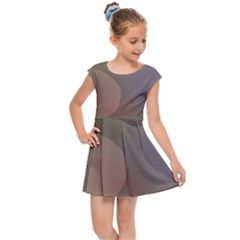 The Land 181 - Abstract Art Kids  Cap Sleeve Dress by KorokStudios