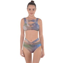 The Land 181 - Abstract Art Bandaged Up Bikini Set  by KorokStudios