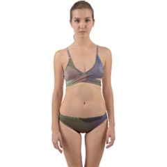 The Land 181 - Abstract Art Wrap Around Bikini Set by KorokStudios